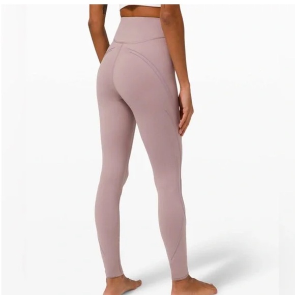 Lululemon Get in Line Super High-Rise Tight 28" Violet Verbena Size 12 NWOT - Picture 2 of 13